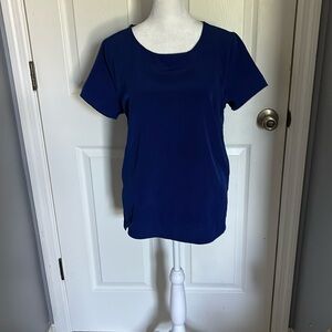 Forever 21 royal blue zippered back blouse size M